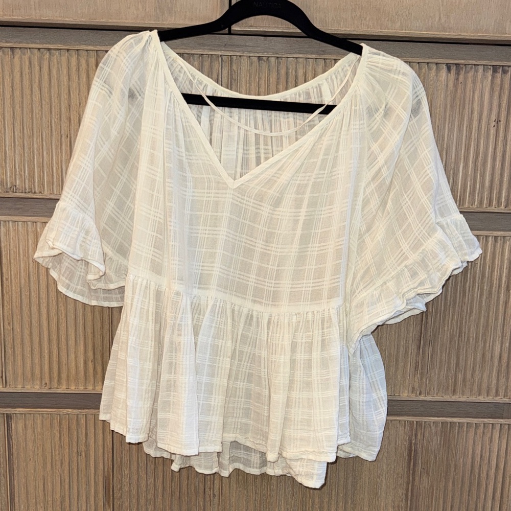Chic Cream Blouse for Women